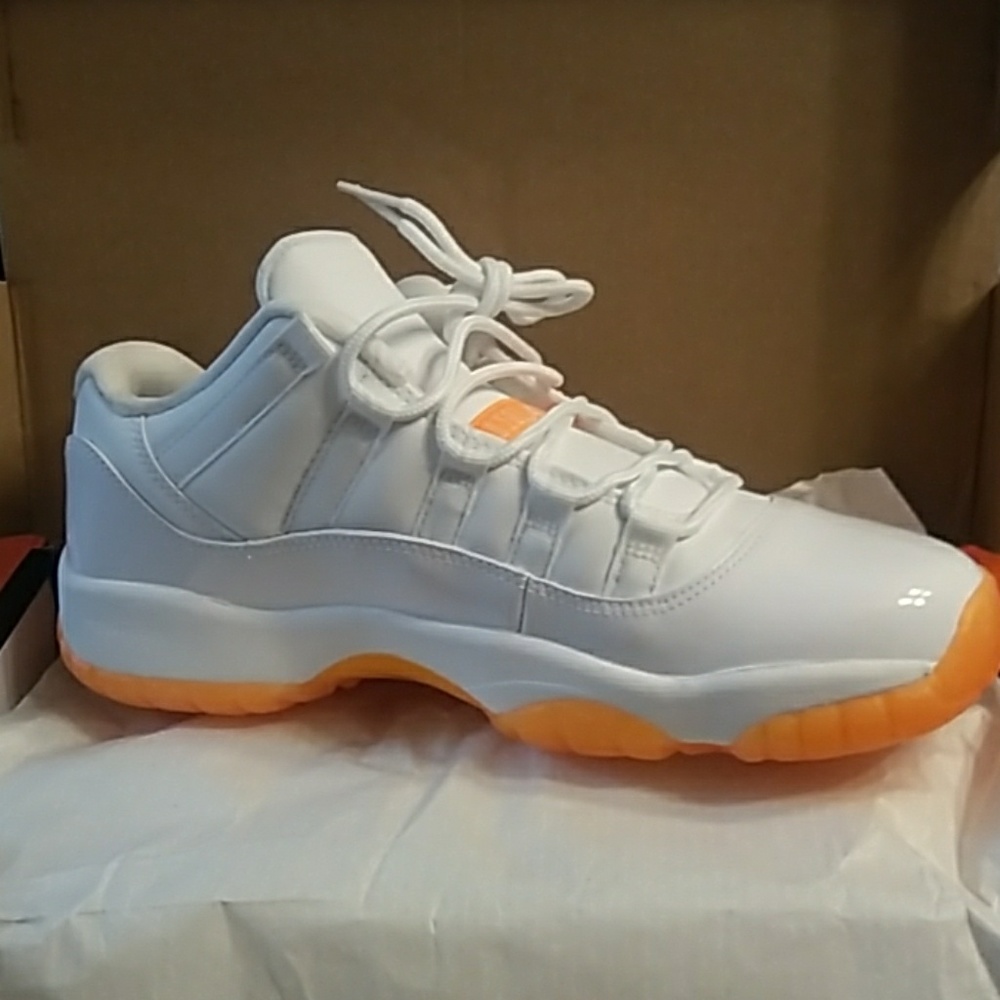 Jordan 11 retro low citrus sneakers